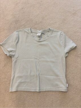 light blue Aritzia TNA t-shirt